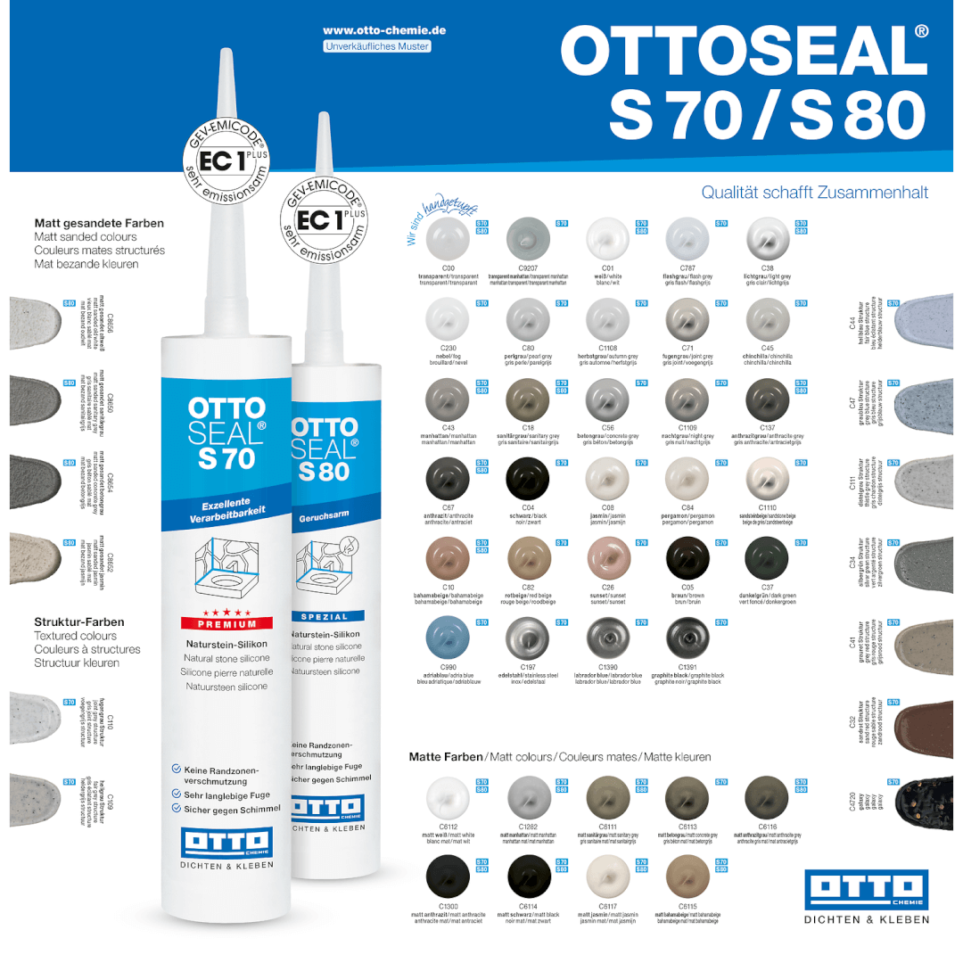 Wzornik kolorów S70 1 OTTOSEAL S70
